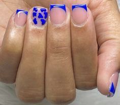 Extra Short Square Nails, Nails Azul, Almond Acrylic Nails Designs, Overlay Nails, Turquoise Nails, Acrylic Toe Nails, Graduation Nails, Hard Nails, Short Square Nails