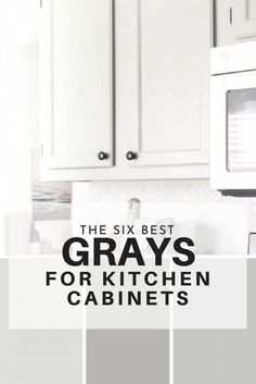 the six best grays for kitchen cabinets