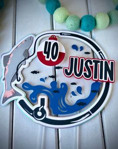 a sign that says,'40 justin'on it