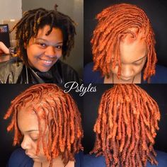 Dreads Girl, Natural Hair Stylists, Hair Color Options, Beautiful Dreadlocks, Short Locs Hairstyles, Dreadlock Styles, Dyed Hair Inspiration, Dreads Styles