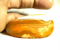 116.35 Carat Vibrant Orange Agate Cabochon - Gorgeous Orange Agate, Agate Cabochon, Vibrant Orange, Agate, Orange