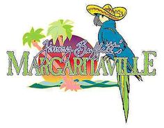 the logo or sign for margaritavillee, a panama city beach resort in florida