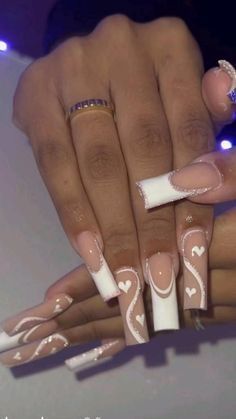 Spring Nails Coffin Short, Nails Gel Spring, Gel Spring Nails, Basic Baddie Nails, Spring Nails Gel, Spring Nails Coffin, Nails Coffin Short, Spring Break Nails, Romantic Nails