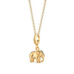 This gold elephant charm necklace makes the perfect gift for that loyal someone who has patience, strength and wisdom, not to mention an amazing memory. Whether this person is you mum, your girlfriend or your best friend, this elephant charm is bound to provide another great memory.  All our charms attach with a clip-on clasp and are compatible with all other leading charm jewellery brands. Simply clip-on or slide-on to a chain, charm bracelet or charm carrier necklace.  All Lily Charmed jewelle Elephant Necklace Gold, Elephant Charm Necklace, Jewellery Packaging, Elephant Jewelry, Goddess Jewelry, Gold Elephant, Gold Coin Necklace, Elephant Necklace, Elephant Charm