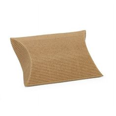 a brown pillow that is made out of cardboard