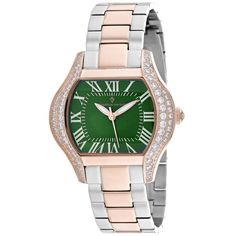 Supplier Model #: CV1835Manufacturer Part Number: GREEN: CV1835 Green Watches With Diamond Hour Markers, Green Dial Watch, Mens Gold Jewelry, Italian Jewelry, Mineral Water, Coin Jewelry, Fragrance Gift Set, Crossbody Messenger Bag, Stainless Steel Band