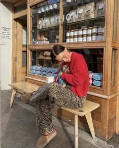 Loose Trousers Women, Leopard Trousers, Leopard Outfits, Leopard Pants, Women Cargo Pants, Vintage Leopard, Mode Ootd