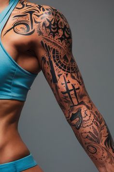 Arm Tattoos Girls, Arm Tattoos For Girls, Tattooed Arm, Women's Tattoos, Girl Arm Tattoos, Tattoos For Girls, Henna Tattoo Designs Hand, Tattoed Women