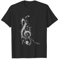 Clef Musical Instrument T-shirt Musical Instrument, Tour T Shirts, Unisex Tshirt, Musical Instruments, Musical, Unique Items Products, France, T Shirts, Music