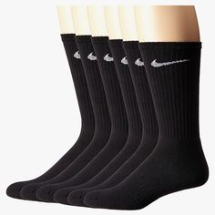 New In Package Black Nike Performance Socks Size Medium Casual Black Knee-high Socks, Comfortable Black Sports Socks, Casual Black Mid-calf Socks, Black Sporty Socks, Black Knee-high Sports Socks, Casual Black Sports Socks, Comfortable Black Knee-high Socks For Winter, Black Cotton Knee-high Socks For Winter, Casual Black Knee-high Sports Socks