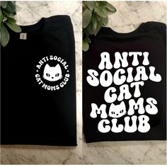 Cute Design ! Custom Made And Will Ship Within A Few Days! On Gildan Unisex Short Sleeve Check Out My Page For More Designs Black Teachers, Cat Mom Shirt, Aunt T Shirts, Cat Mama, Cat Mom Shirts, Mama Cat, Cat Top, Moms Club, Grey Baby