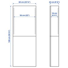 the size and width of a card holder with measurements for each side, as well as two