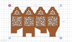 the cut out pattern is shown with instructions to make it look like they are made from wood