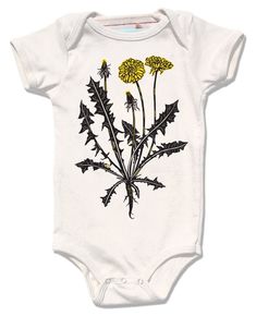 Many things remind me of summertime as a child, but picking endless dandelions in the warm sunshine is quite memorable. This amazing weed-like plant that has the strength and beauty to keep growing and growing... just like our little kids.MORE DANDELION ITEMS:- Organic baby onesie: https://www.etsy.com/listing/129957161- Yellow baby onesie: https://www.etsy.com/listing/614779265- Organic kids t-shirt: https://www.etsy.com/listing/129953584- Adult Dandelion sweatshirt: https://www.etsy.com/listin Maternity Clothes Fashionable, Hippie Baby, Nice Gifts, Bloom Baby, Natural Clothing, Dandelion Flower, Gifts Baby, Organic Baby Clothes, Baby Yellow