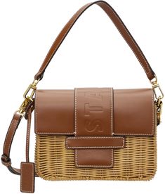 Structured hand-woven wicker shoulder bag in beige. · Buffed leather trim throughout · Detachable carry handle · Adjustable and detachable crossbody strap · Detachable leather logo tag at side · Logo embossed at tab-slot flap · Patch pocket at interior · Linen hopsack lining · H6 x W7.75 x D2.5 Supplier color: Natural Luxury Rectangular Straw Bag With Detachable Strap, Staud Rectangular Shoulder Bag For Shopping, Staud Rectangular Shoulder Bag With Detachable Handle, Staud Shoulder Bag With Detachable Handle For Travel, Staud Shoulder Bag For Travel, Staud Travel Shoulder Bag, Staud Rectangular Shoulder Bag With Top Carry Handle, Staud Rectangular Shoulder Bag With Top Handle, Staud Tote Shoulder Bag For Travel