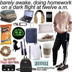 All Nighter Study, Study Checklist, Travel Clothes