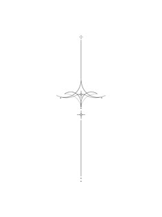 a line drawing of a cross on a white background