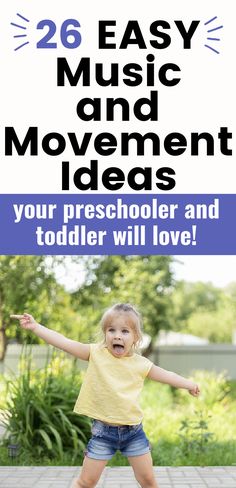 Preschool Music And Movement Ideas, Musical Activity For Preschoolers, Music And Movement Lesson Plan Preschool, Music Ideas For Kindergarten, Movement Lesson Plans Preschool, Music Movement Preschool, Dance Preschool Activities, Dance Games For Preschoolers, Summer Movement Activities For Kids