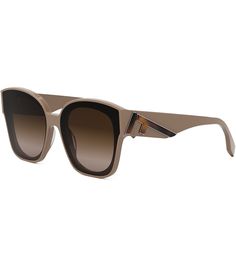 From FENDI&#x2C; these women's sunglasses feature:Acetate frameSquare shapeNot Rx-ableGradient lensNon polarizedApprox. 63mm lens - 15mm bridge - 140mm templeImported. Fendi Sunglasses Women 2022, Fendi Women, Fendi Sunglasses, Eyewear Womens, Women's Sunglasses, Dillard's, Eyewear Sunglasses, Havana, Square Sunglasses