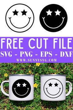 star eyes smiley face svg Laser Engraved Gifts, Happy Faces