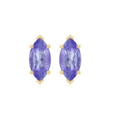 Product Details Enhance your beauty with these beautiful Stud Earring Embellished with Marquise Cut Tanzanite set as Solitaire in Prong Setting. This Gold Stud Earring is Composed of Solid Gold Product Information SKU SHP-EARRINGS042171515 Length 9 mm Width 4 mm Weight 1.04 gm (Approximate) TANZANITE INFORMATION No.of Stones 2 Pieces Total Weight 1.35 Carat (Approximate) Dimension(approx) Marquise-4X8 mm-2 Pcs Color Blue Cut Brilliant Shape Marquise Setting Type Prong-Setting Quality Grade AAA V Tanzanite Marquise Earrings, Elegant Tanzanite Earrings With Brilliant Cut, Blue Tanzanite Earrings With Prong Setting, Luxury Round Tanzanite Earrings, Tanzanite Studs, Beautiful Stud Earrings, Enhance Your Beauty, Tanzanite Earrings, Solitaire Studs