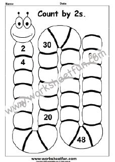 a printable counting game for kids to learn numbers