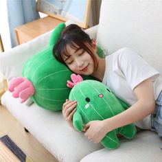 The Cactus Plushy Kawaii Style - Kawaii Peach Cactus Toy, Kawaii Cactus, Cactus Pillow, Kawaii Faces, Kawaii Plush, Plush Toy Dolls, Sleep Pillow, Soft Plush, Birthday Decorations