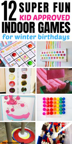 12 super fun kid approved indoor games for winter birthdays and christmas parties with free printables