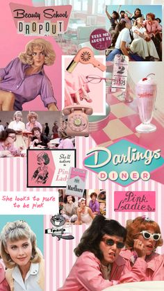 a collage of pink ladies and the words dabbings dope