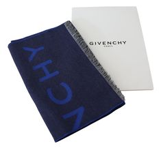 Indulge in the epitome of style and luxury with Givenchy’s sumptuous scarf. This exquisite piece is a must-have accessory for any discerning fashion enthusiast. Crafted with a rich blend of wool and silk, its delicate texture and vibrant blue hue will add a touch of elegance to any ensemble. Perfect for all genders, it’s versatile and refined. Color: Blue Material: 84% Wool, 8% Virgin Wool, 8% Silk Logo Details Made in Italy Size: 160cm x 35cm (63in x 14in) Givenchy Hat, Givenchy Scarf, Givenchy Paris, Wool Wrap, Wool Winter, Wrap Shawl, Warm Scarf, Blue Wool, Classic Blue