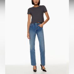 New With Tags Non-stretch Denim Blue Pull-on Pants, Non-stretch Medium Wash Denim Pants, Corduroy Jeans, Black Flare, High Waisted Flares, Loose Jeans, Wide Jeans, Slim Jeans, High Waisted Denim