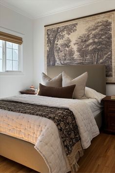 Oversized Out of the Woods Tapestry curated on LTK Flat Inspiration, 2024 Bedroom, Modern Wooden House, Guest Bedroom Design, Tapestry Bedroom, Master Room, Out Of The Woods, Bedroom Idea, Spare Bedroom