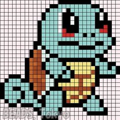 an image of a cartoon character made out of pixellated pixels, with the words pokemon on