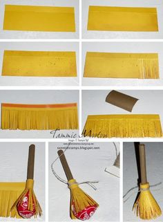 step by step instructions on how to make a broom