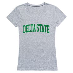 The Game Day Women's Tee is a V-neck shirt featuring printed college logos. These tees are incredibly soft, lightweight and formfitting. Show off your school pride with these stylish t-shirts. 100% Cotton Digitally Printed in USA Womens t-shirt sizes: Small, Medium, Large, XL, XXL. See size chart in image gallery for measurements. Short Sleeve Form Fitting, V Neck Machine Washable Lightweight and Durable Officially Licensed Imported Great gifts for students, grads, back to school, graduation, op Elmira College, Northwest Missouri State University, Northern Michigan University, Oakland University, College Games, College Game Days, Ohio University, University Of Arkansas, College Logo