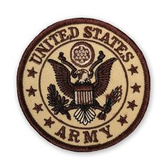 ARMY PATCH (DESERT) 1 Us Army Patches, Military Accessories, Army Patches, Military Pride, Motorcycle Clubs, Seal Design, The Army, Patch Design