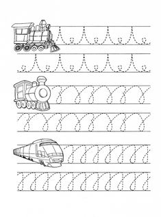 the worksheet for letter k is shown with an image of a train