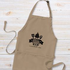 an apron with the words grill nation on it