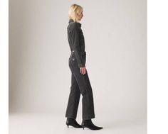 Our highest high rise yet. Our Ribcage Straight Ankle Tailored jeans;with their soaring high rise;have become a waist-defining, leg-lengthening obsession. This fit will show off your figure and make you feel as amazing as you look. A versatile fit with a flattering high-rise Finished with a classic straight leg Hits at the ankle with a cuffed design Crafted with a hint of stretch Finished with a tailored hem Finished with a tailored hem Edgy Cropped Leg Jeans For Fall, Edgy Cropped Jeans For Fall, Fall Workwear Cropped Jeans With Belt Loops, Cropped Jeans With Belt Loops For Fall Workwear, High Waist Cropped Jeans For Work In Fall, Trendy Cropped Jeans With Belt Loops For Fall, Fall High Waist Cropped Jeans For Work, High-waisted Cropped Jeans With Five Pockets For Fall, Edgy Jeans For Workwear Spring Season