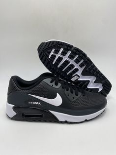 Nike Air Max 90 G Black White Anthracite Shoes (CU9978 002)  Men's Size 12.5 Item is 100% Authentic Guaranteed Condition of Box:   Original Box  Condition of Item:  Brand New and Never Worn Listing Images Colors might have a slight variation due to lighting. Please review listing images before purchasing. Our Customer Service We strive to describe our inventory to the best of our knowledge. Questions or concerns before purchasing are welcomed and will be answered as fast as possible. If by any circumstance a mistake is made, please contact us first before leaving feedback.Shipping All items are shipped in a box.International Shipping:  We do ship to international addresses using eBay's Global Shipping Program. Buyers are responsible for any international customs, taxes and duties that may Nike Air Max With Cushioning, Nike Air Max Sports Shoes Fade-resistant, Nike Air Max With Synthetic Material, Black Nike Air Max Functional Shoes, Nike Air Max For Sports With Fade-resistant Feature, Nike Air Max Fade-resistant Sports Shoes, Nike Air Max With Boost Midsole, Synthetic, Lace-up, Gray Nike Air Max With Air Cushioning, Carbon Color Sneakers With Air Cushioning For Sports