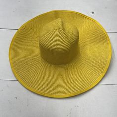 Fun Credible Yellow Woven Sun Hat Women’s Os Condition Is New Without Tags See Pics Ls92/24 M23 Lh30 Cheap Fun Yellow Sun Hat, Yellow Summer Sun Hat, One Size Fits Most, Yellow Cotton Beach Hat, Yellow Flat-brimmed Sun Hat For Summer, Yellow Wide-brim Bucket Hat For Summer, Hat Women, Sun Hat, Sun Hats, Women Accessories