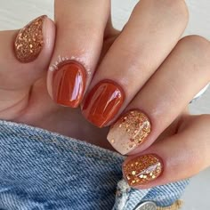 Fall Nails Easy Simple, Diy Thanksgiving Nails, Nail Thanksgiving, Thanksgiving Designs, Classic Thanksgiving, Thanksgiving Nail, Fall Gel Nails, Cute Nails For Fall, October Nails