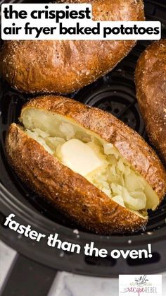 Air Fryer Oven Baked Potato, Air Fryer Baked Potato For One, How To Air Fry Baked Potato, Baked Potato Instant Pot Air Fryer, Air Dry Baked Potato, Chicken And Shrimp Air Fryer Recipes, Air Fry Bake Potatoes, Bake Potato In Air Fryer, Large Baked Potatoes In Air Fryer