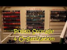 Polish Storage and Organization Storage And Organization, Design Inspiration, Nails, Design