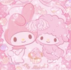 Sanrio Pink Aesthetic, Pastel Poster, Soft Pink Theme, Cute Love Memes