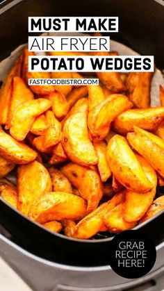 the best air fryer potato wedges recipe is in an instant pressure cooker