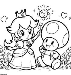 Princess Peach Coloring Page, Adventure Time Coloring Pages, Disney Coloring Pages Printables, Belle Coloring Pages, Monster Truck Coloring Pages, Free Coloring Pages For Kids, Disney Princess Coloring Pages