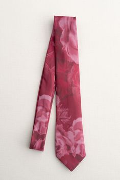 It's a perfect color match! Our Satin Floral Print Tie will provide that finishing touch to your cohesive wedding look! Classic in design our tie lends a stylish and comfortable fit. FEATURES: Semi-shine charmeuse satin material, unlined Classic narrow-width design Our Revelry custom floral prints are designed as tonal watercolor patterns and come in three sizes; a small ditsy print "posey", a modern medium print "bouquet", and a larger floral print with less background space "garden". Each prin Satin Colors, Space Garden, Wedding Parties Colors, Watercolor Patterns, Background Space, Dreamy Aesthetic, Large Floral Print, Ditsy Print, Blue Bouquet