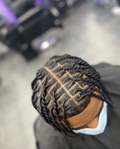 Two Strand Twist Men Medium, Box Twists Hairstyles Men, Cainrows Into Twists Men, Rope Twist Locs Styles Men, Y Twist Men, Kamikaze Twist Hairstyle Men, Kamakazi Twist