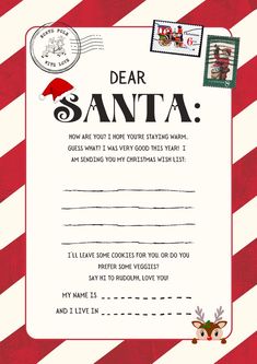 a letter from santa to someone on christmas day